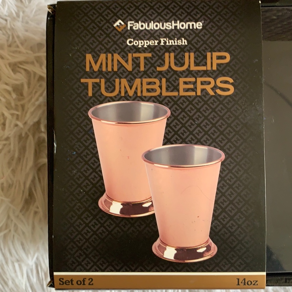 Mint julip tumblers